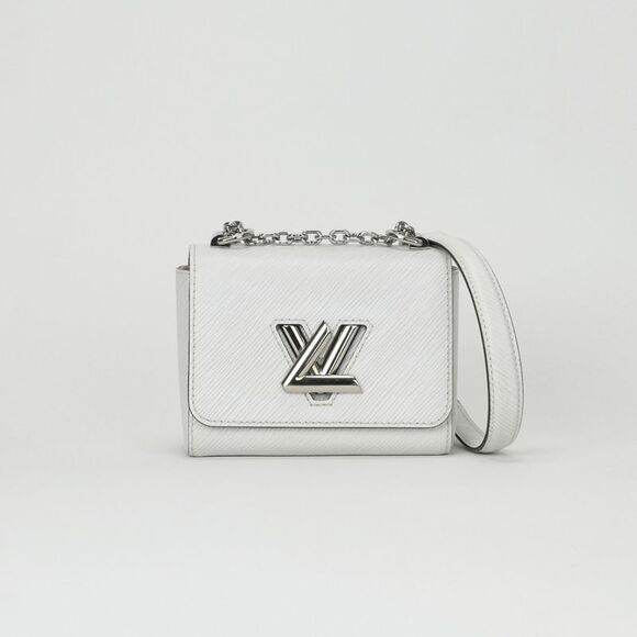 Louis Vuitton Handbags - Louis Vuitton Twist Mini Twist Mini Bag Shoulder Bag Epi Electric White Silver